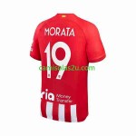 Camisolas de futebol Atlético Madrid 2 Alvaro Morata 19 Equipamento Principal 2023/24 Manga Curta